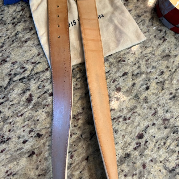 LOUIS VUITTON DAMIER AZUR INITIAL BELT - Picture 15 of 16